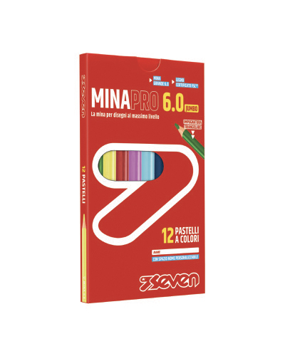 Drvene bojice Seven jumbo minapro 6.0, 12 kom